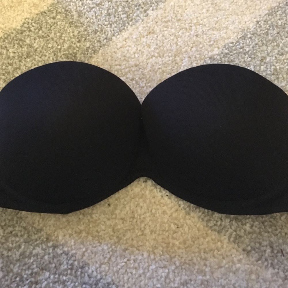 Calvin Klein Black Strapless Bra